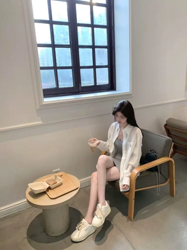 「ANDYET AD1」原创经典通勤微透翻领衬衫女百搭长袖薄款慵懒感外套