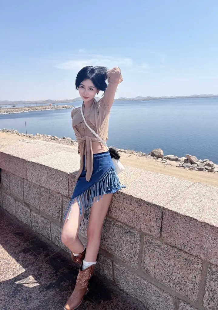 「芒果家鞋屋」真皮西部牛仔靴刺绣骑士靴切尔西马丁靴中筒美拉德靴子女夏天