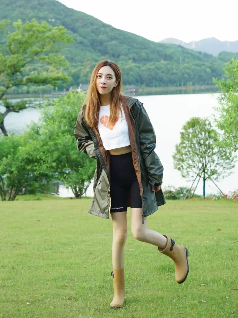 Joycorn加可马卡龙雨靴时尚防滑水鞋女成人中筒雨鞋外穿胶鞋户外