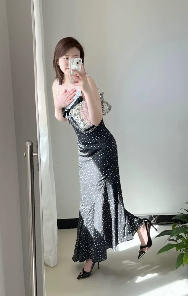 千金黑色真皮高跟鞋女软皮尖头细跟超浅口尖货名媛风