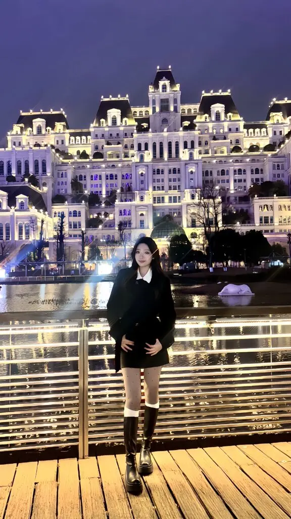 不二鞋坊 长筒靴女增高厚底真皮靴子弹力瘦瘦靴高筒骑士辣妹长靴