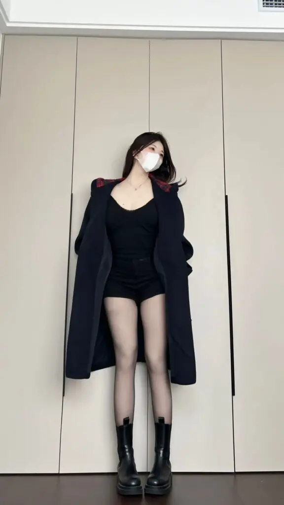 小野和子黑丝袜光腿神器秋冬女黑透肤薄款肉色单层打底袜裤加长绒