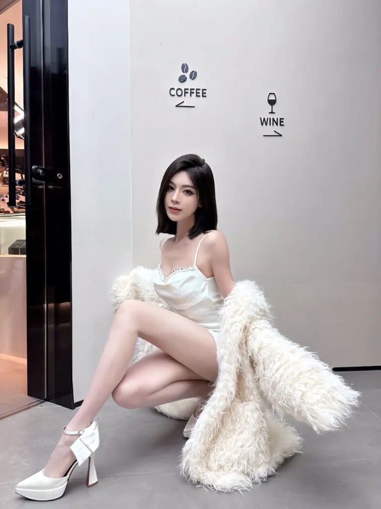 赵露思同款SHOESZOOO高跟鞋：厚底防水台的主婚纱闪耀美学